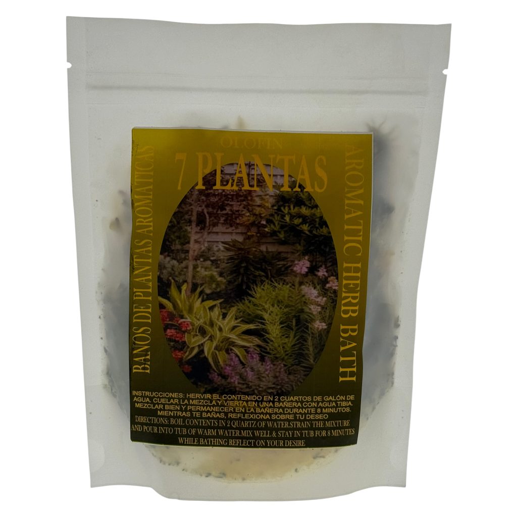 7 Plantas Baño de Hierbas en Bolsa | Herbal Spiritual Bath