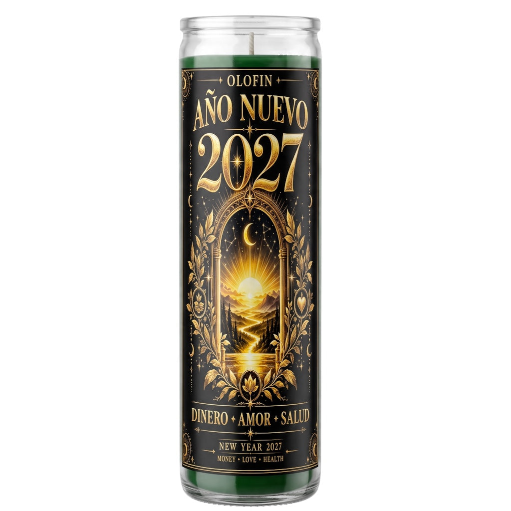 2027 Ano Nuevo - Prepared Ritual Candle Perfumed Vela Preparada