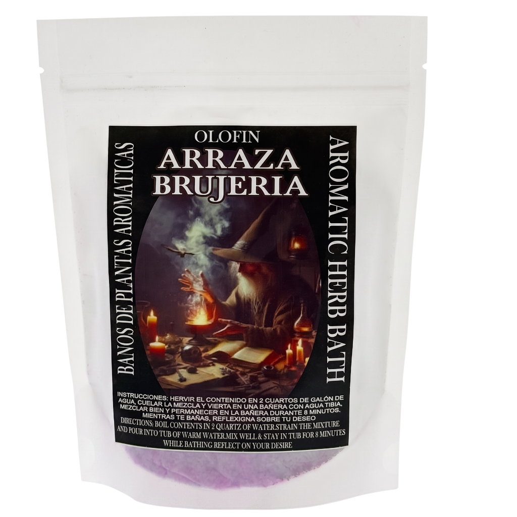 Arraza Brujeria Baño de Hierbas en Bolsa | Herbal Spiritual Bath