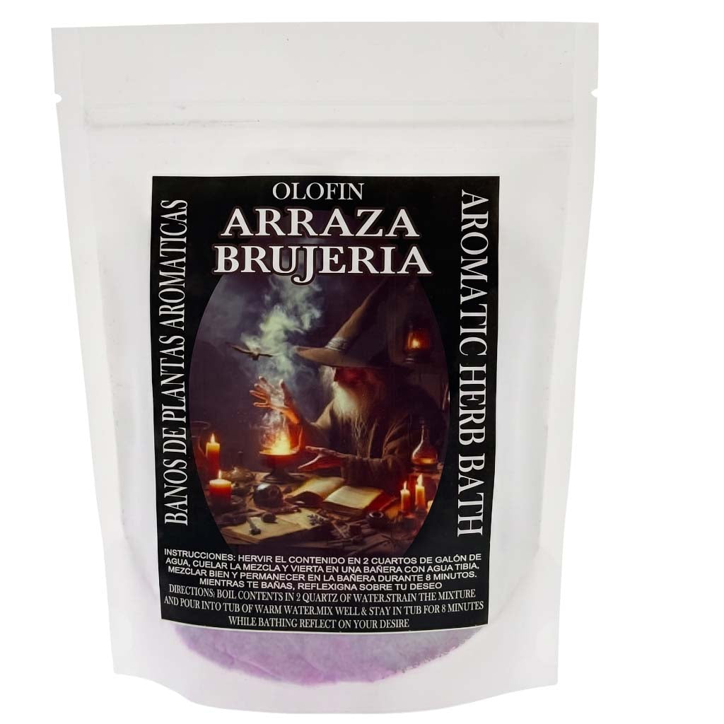 Arraza Brujeria Baño de Hierbas en Bolsa | Herbal Spiritual Bath