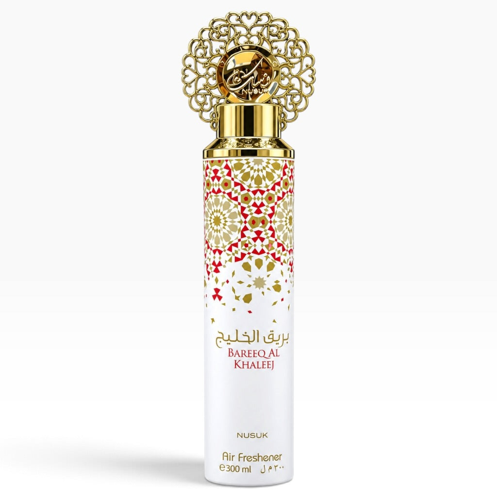 Bareeq Al Khaleej Nusuk Air Freshener 300ml | Luxury Arabian Home Fragrance Spray