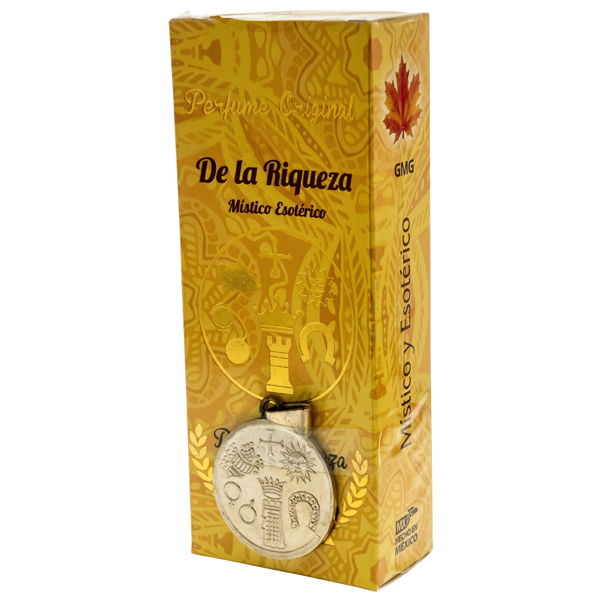 De La Riqueza Esoteric Perfume with Collectible Protective Amulet Medallion