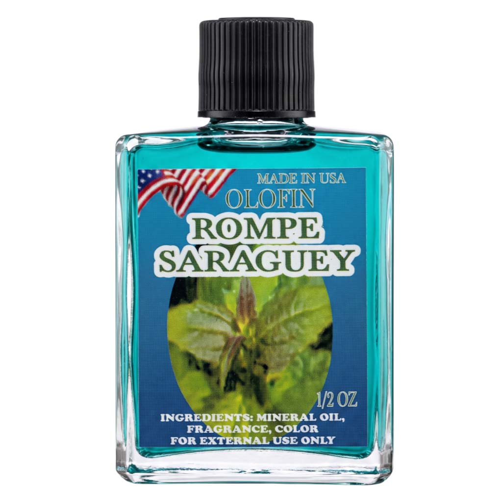 Rompe Saraguey Aceite Esoteric Fragrance Oil 1/2oz-1oz Square Bottle