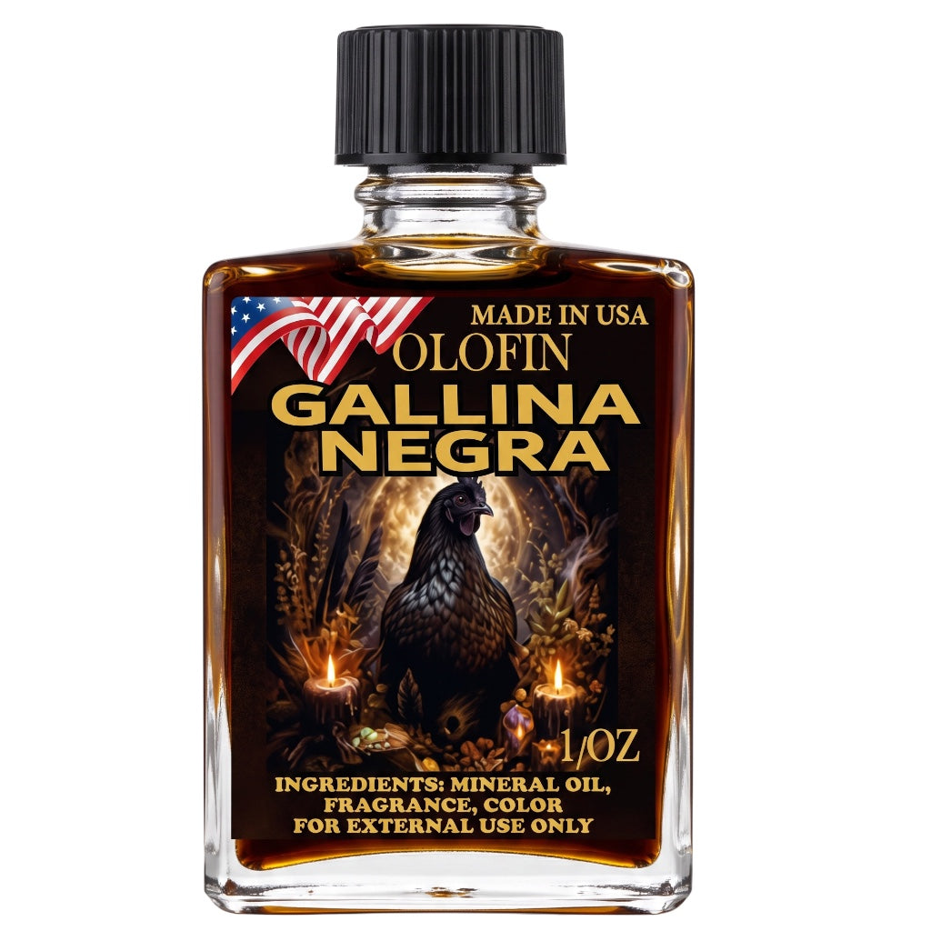 Gallina Negra Aceite Esoteric Fragrance Oil 1/2oz-1oz Square Bottle