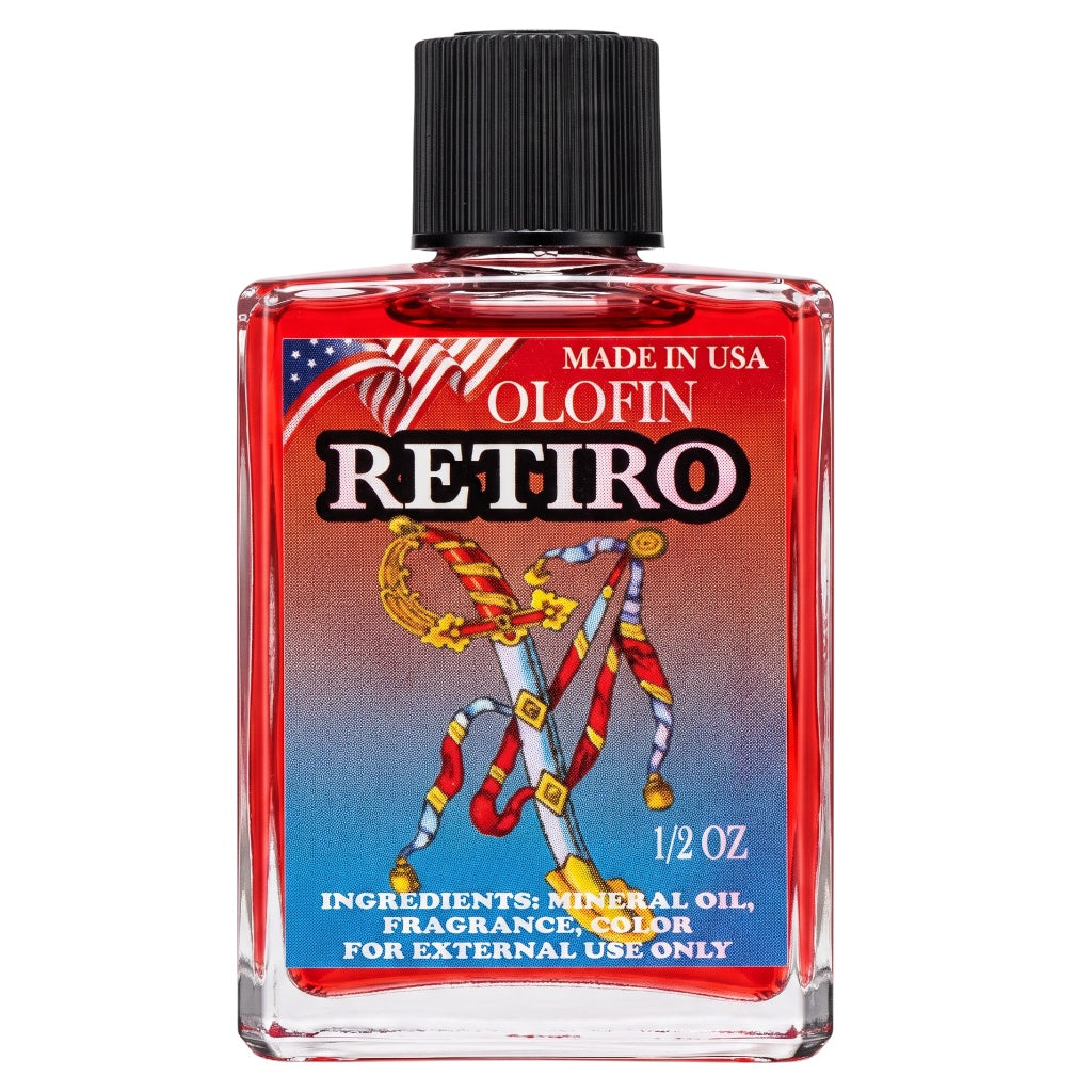 Retiro Aceite Esoteric Fragrance Oil 1/2oz-1oz Square Bottle