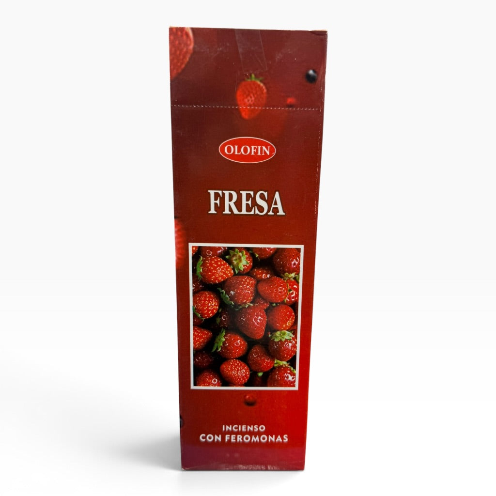 Fresa (Strawberry) Incense 25-8ct 200Sticks Square Box