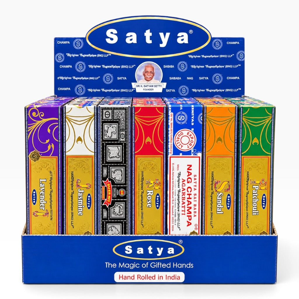 Satya Incense 12Bx /15G = 180 Gram Hand Rolled Nag Champa Incense (Copy 39)