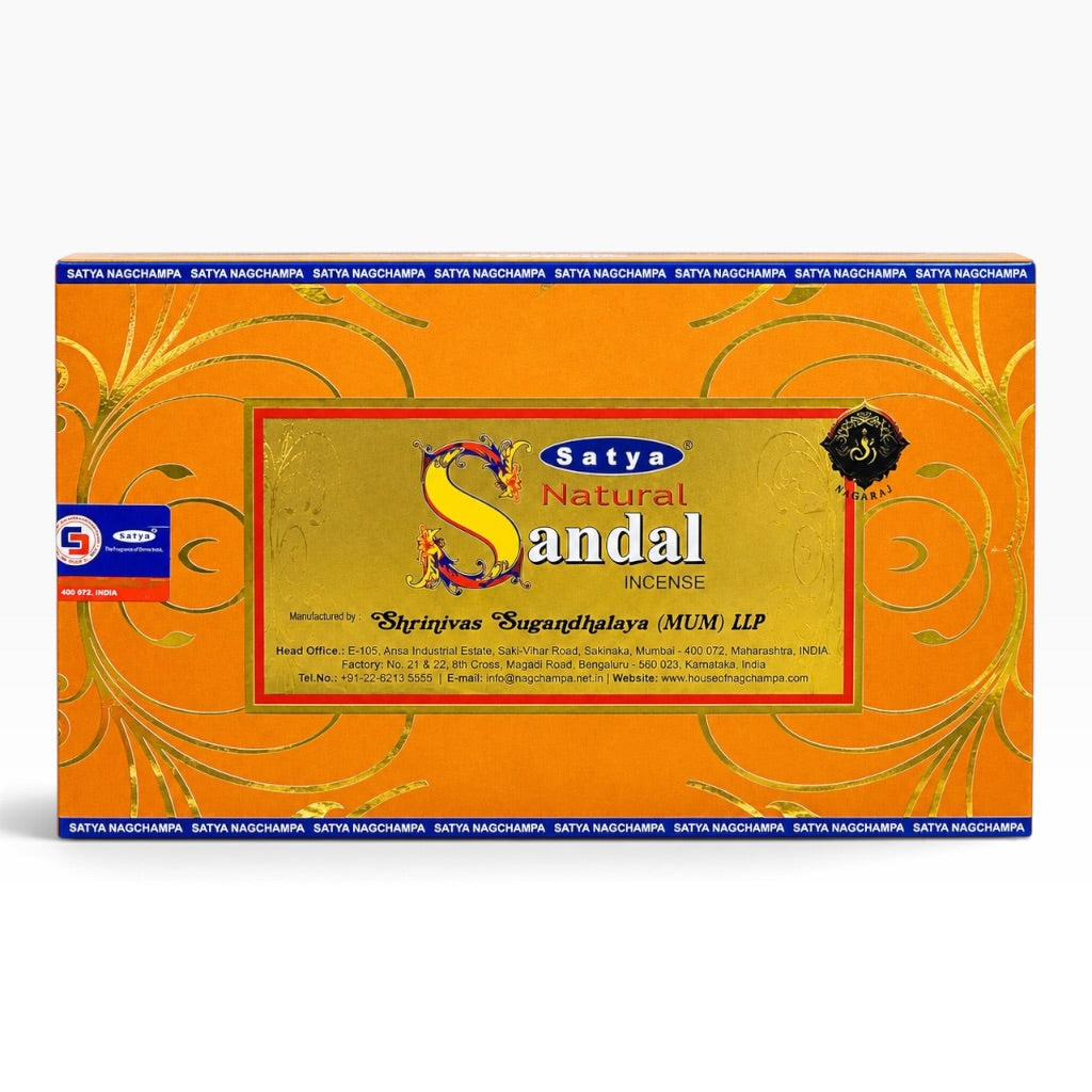 Satya Incense 12Bx /15G = 180 Gram Hand Rolled Nag Champa Incense (Copy 14)