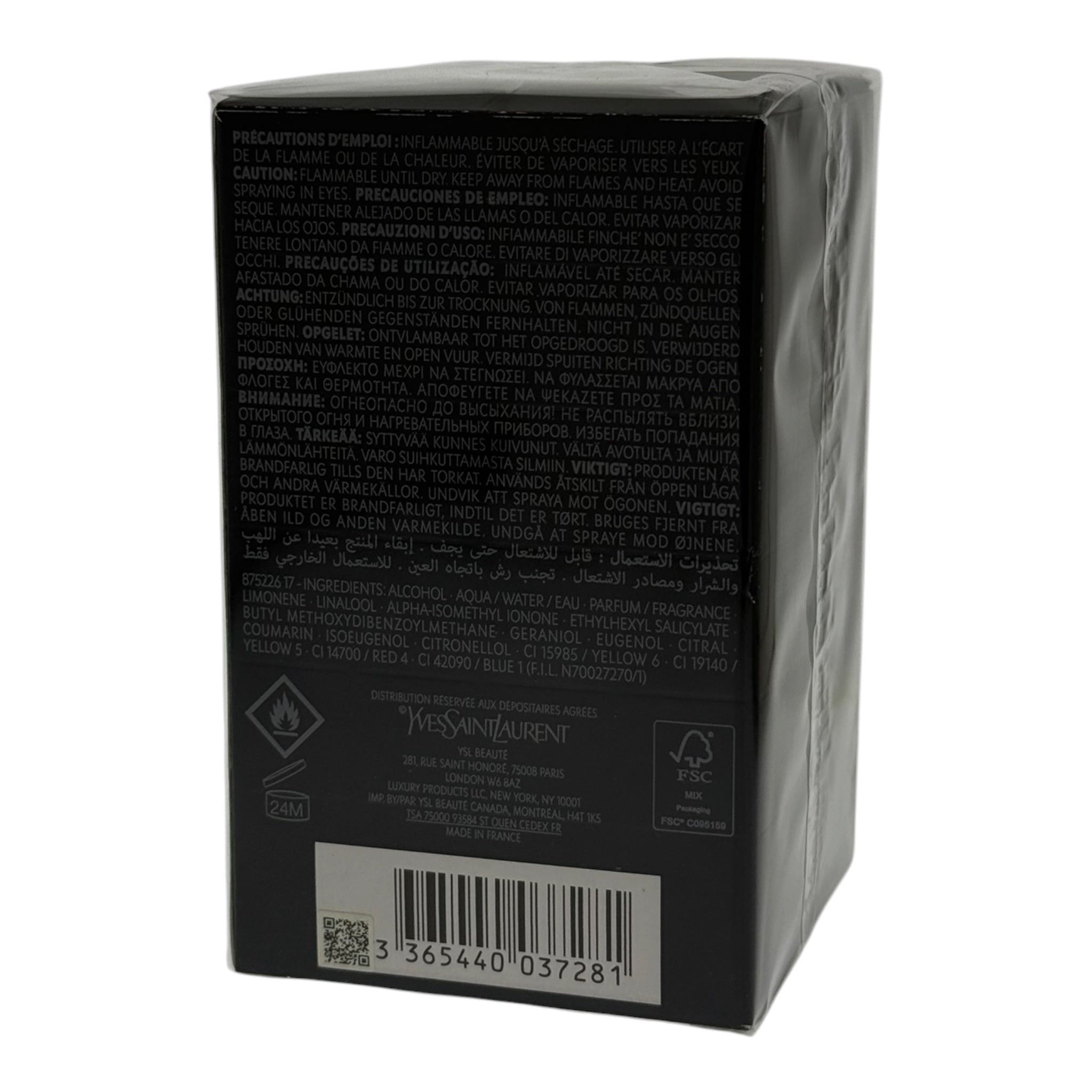 YSL M7 M EDT 2.7oz