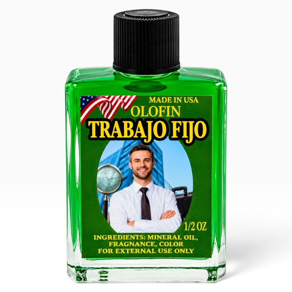Trabajo Fijo Aceite Esoteric Fragrance Oil 1/2oz-1oz Square Bottle