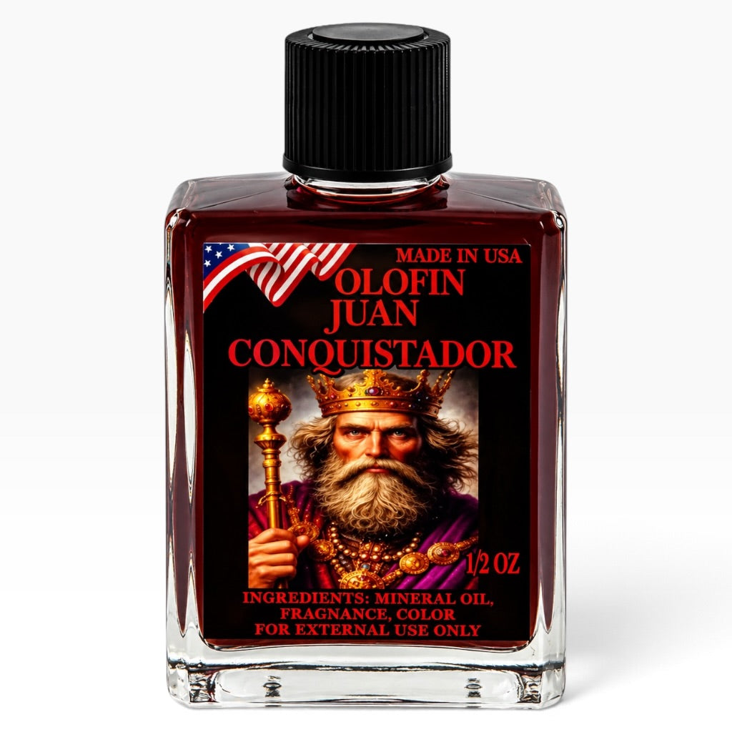 Juan Conquistador Aceite Esoteric Fragrance Oil 1/2oz-1oz Square Bottle