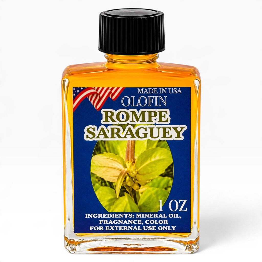 Rompe Saraguey Aceite Esoteric Fragrance Oil 1/2oz-1oz Square Bottle