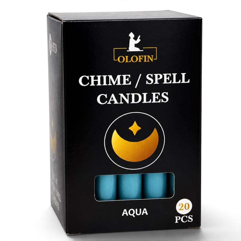 Agua Chime /Spell Candles 20ct Box 4”