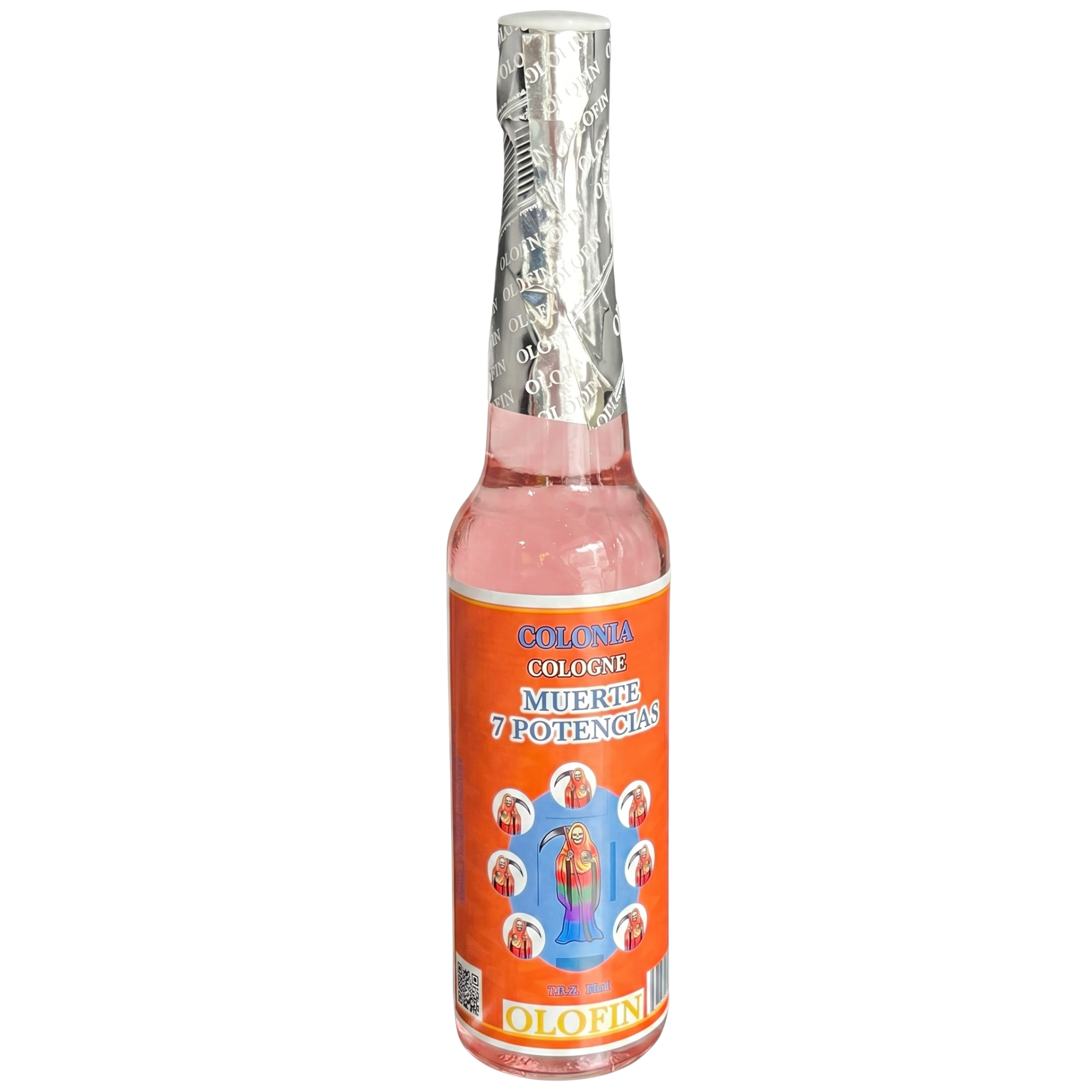 OLOFIN Santa Muerte 7 Potencia Spiritual Cologne 7.5 fl oz (221mL) Cleaning Water