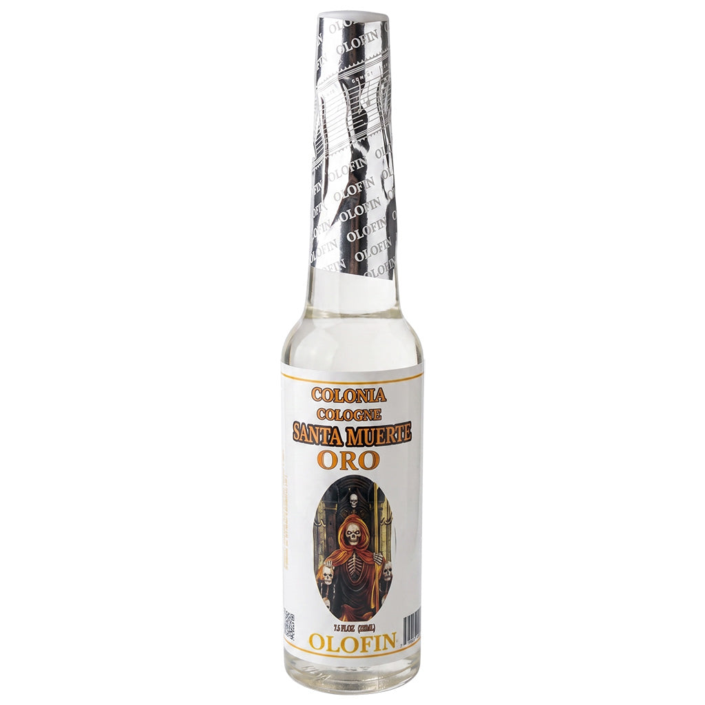 OLOFIN Santa Muerte Oro Spiritual Cologne 7.5 fl oz (221mL) Cleaning Water