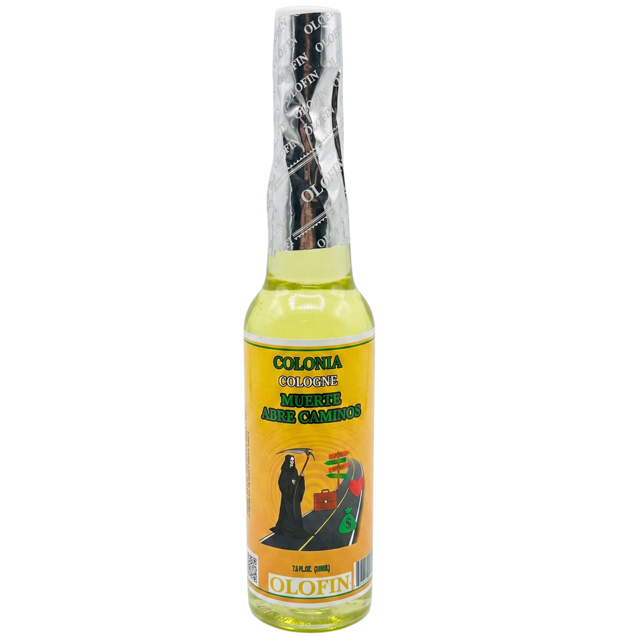 OLOFIN Santa Muerte Abre Caminos Spiritual Cologne 7.5 fl oz (221mL) Cleaning Water