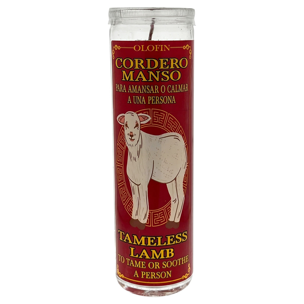Cordero Manso (Tameless Lamb) Prepared Ritual Candle Perfumed Vela Preparada