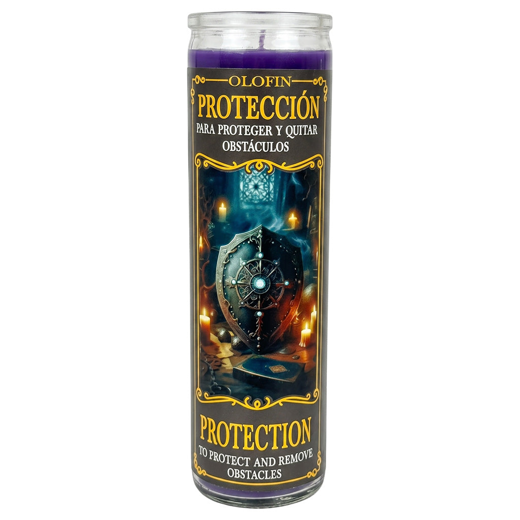 Protección (Protection) Prepared Ritual Candle Perfumed Vela Preparada