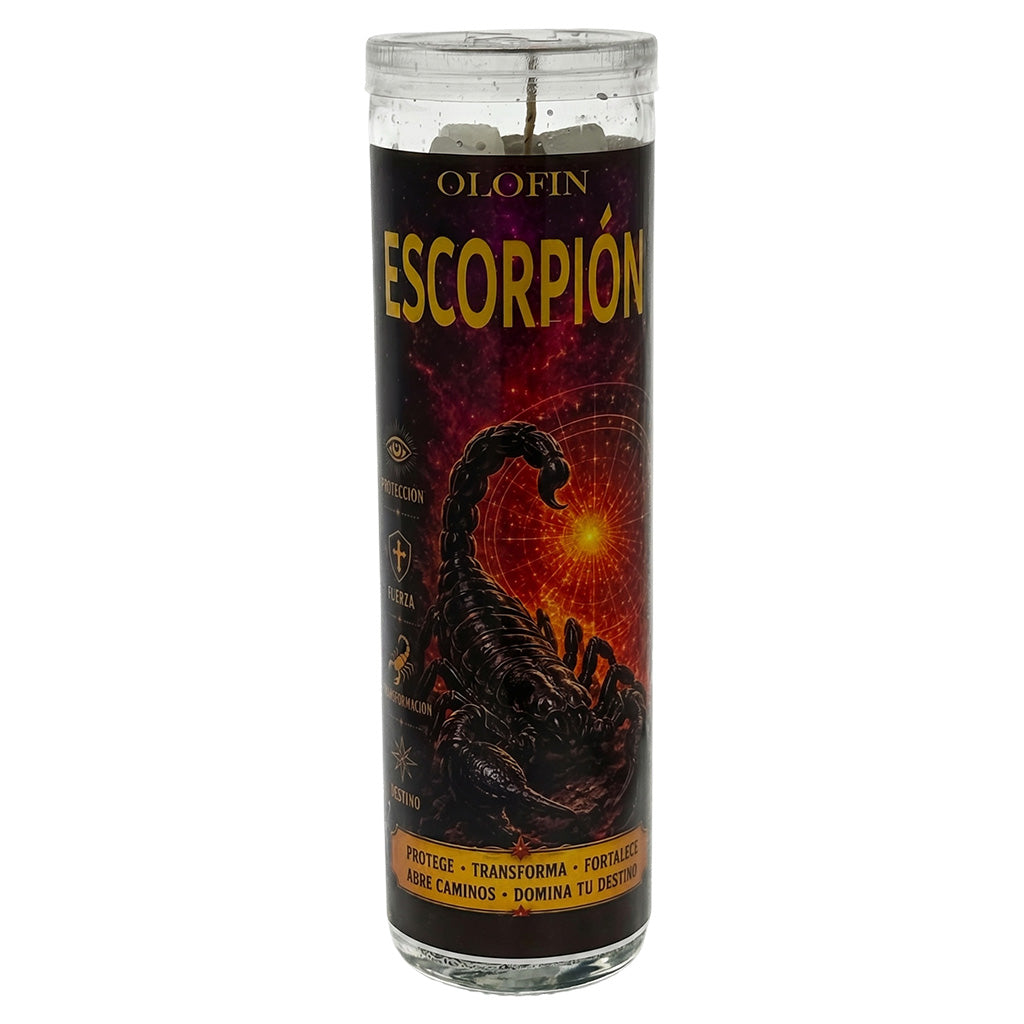 Escorpión (Scorpion) Prepared Ritual Candle Perfumed Vela Preparada