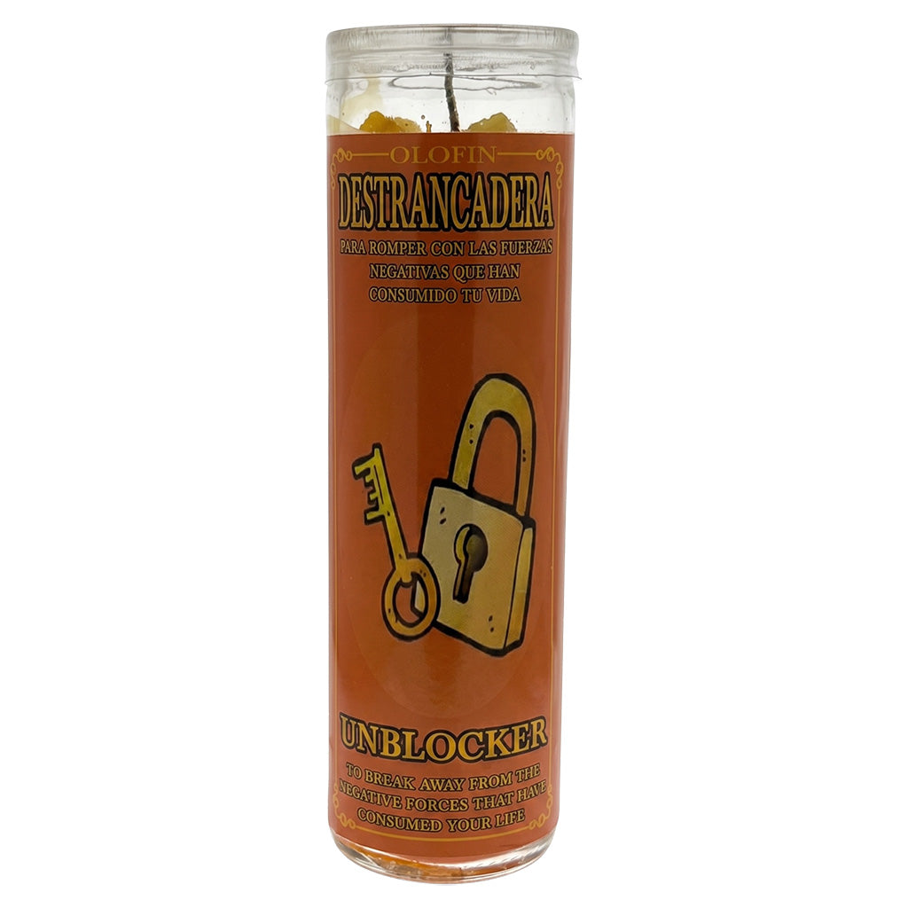Destrancadera (Unblocker) Prepared Ritual Candle Perfumed Vela Preparada
