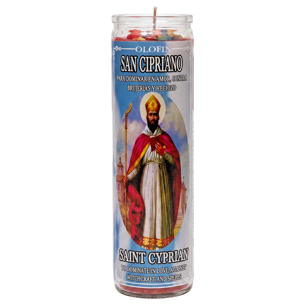San Cipriano (Saint Cyprian) Prepared Ritual Candle Perfumed Vela Preparada