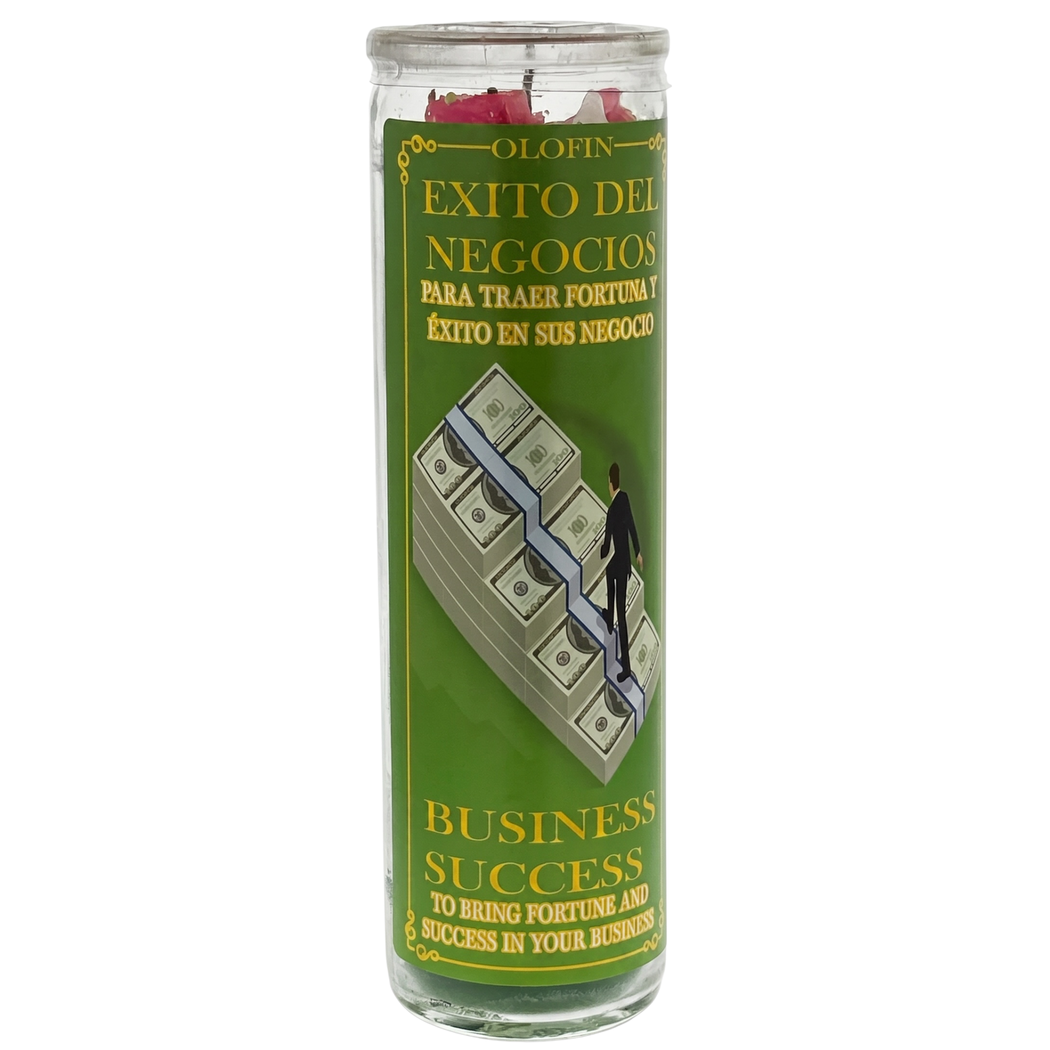 Exito Del Negocio (Business Sucess) Prepared Ritual Candle Perfumed
