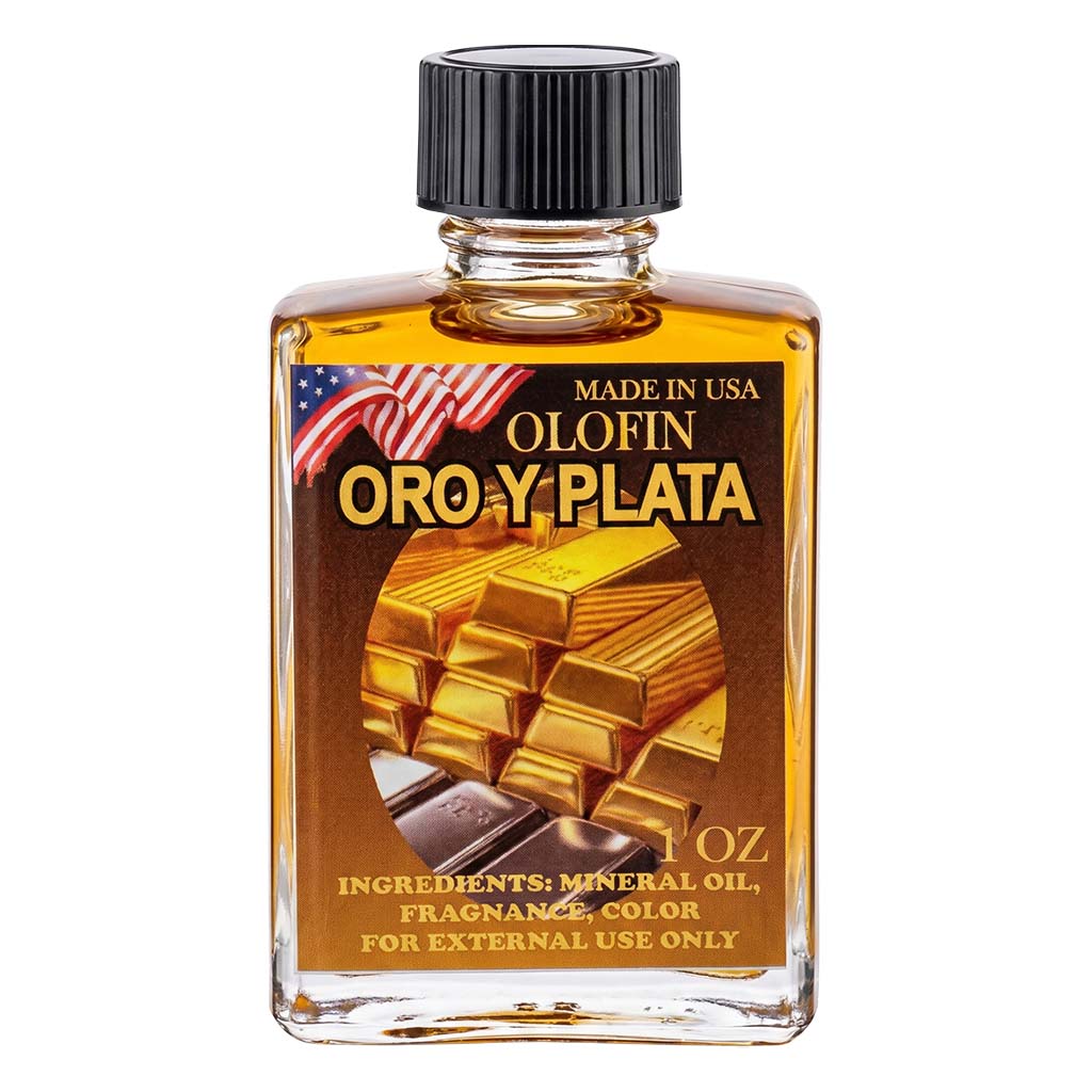 Oro Y Plata Aceite Esoteric Fragrance Oil 1/2oz-1oz Square Bottle