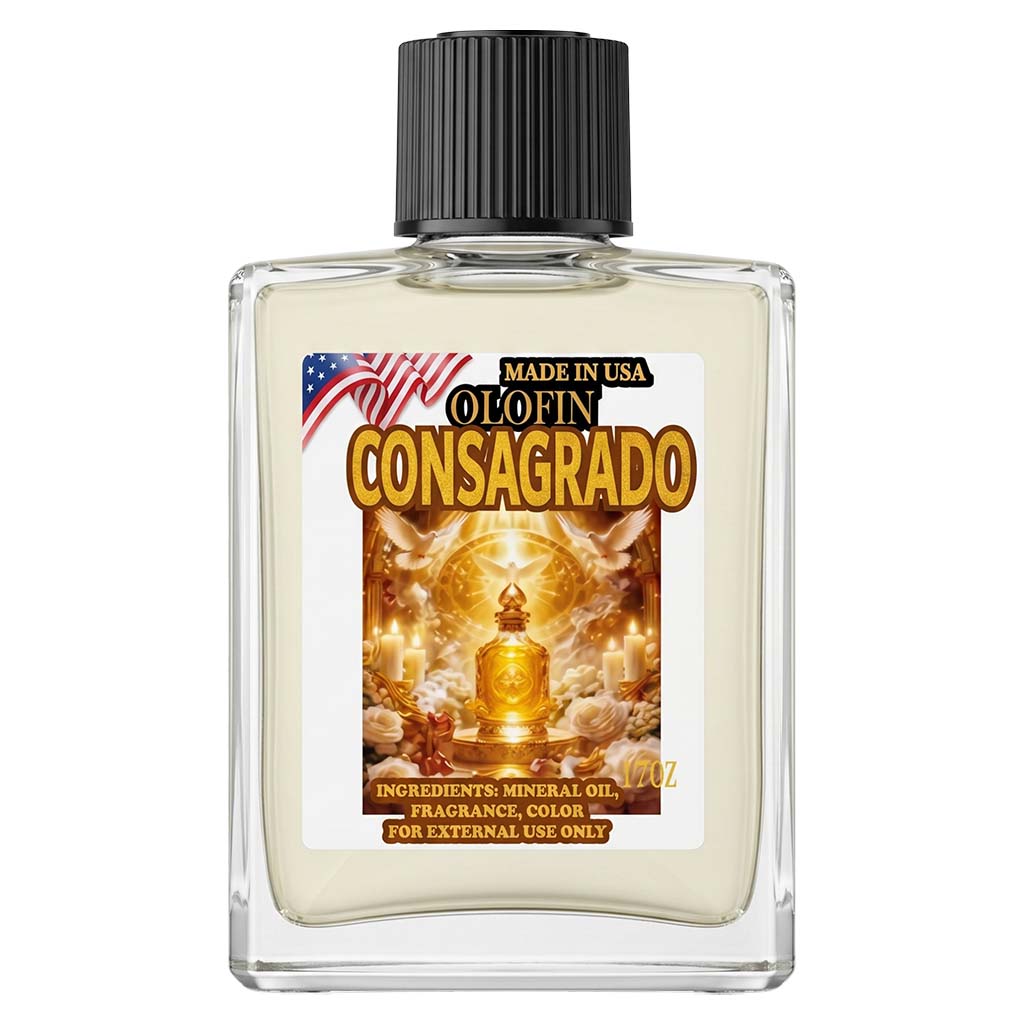 Consagrado Aceite Esoteric Fragrance Oil 1/2oz-1oz Square Bottle