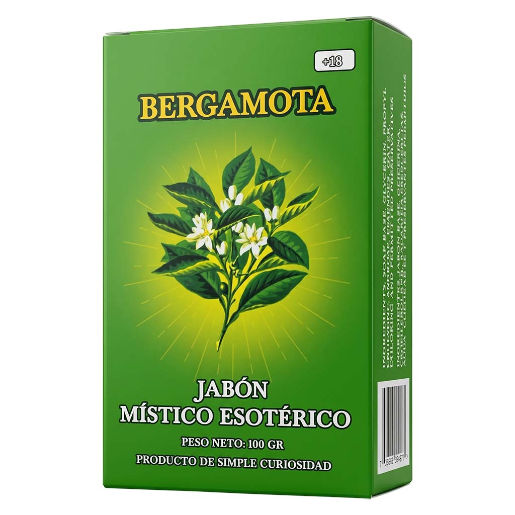 Bergamota Soap – Perfumed Mystical Soap Bar, 100 g (Jabón Esotérico Perfumado con Fermonas