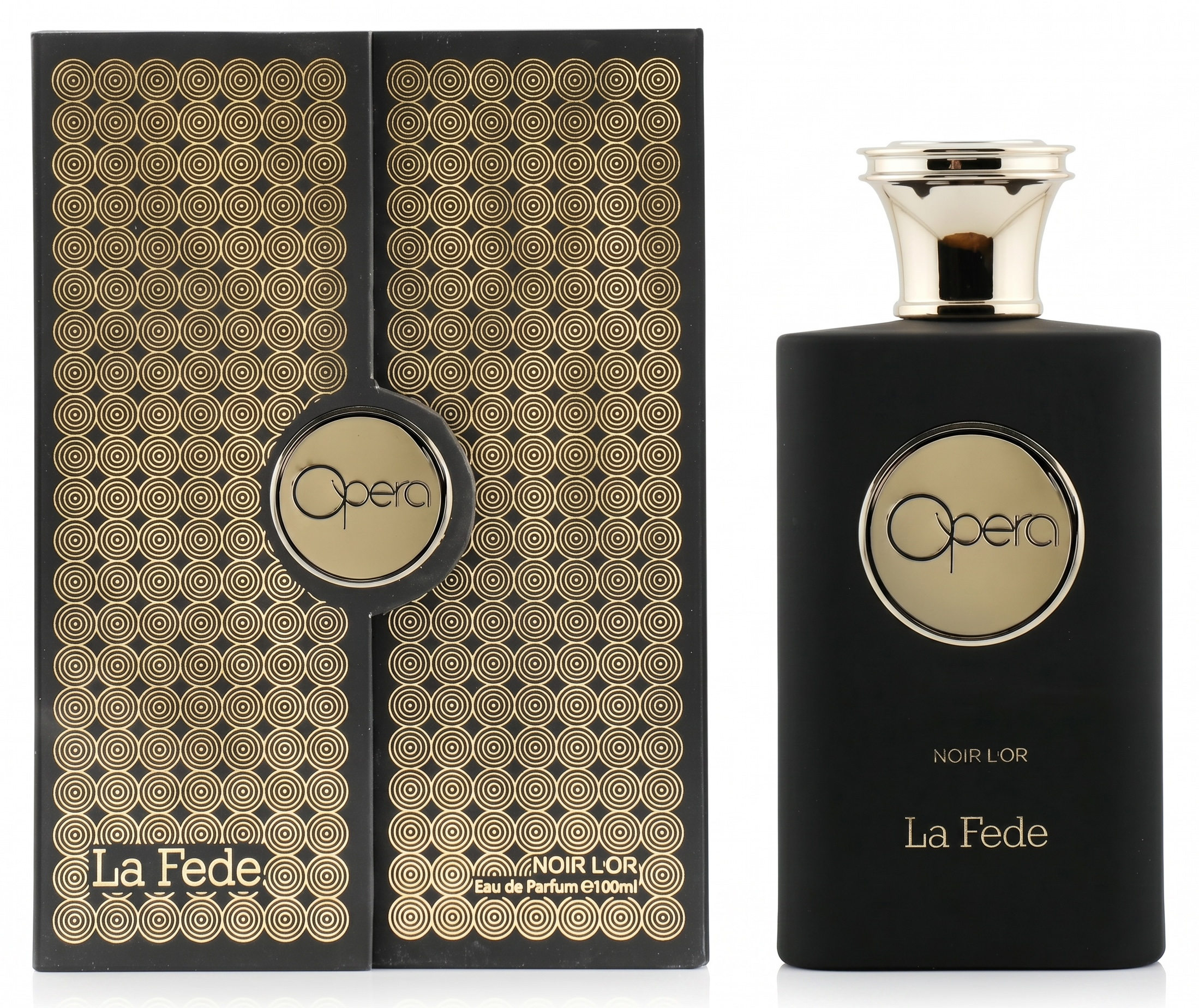 La Fede Opera perfume bottle and packaging on a white background