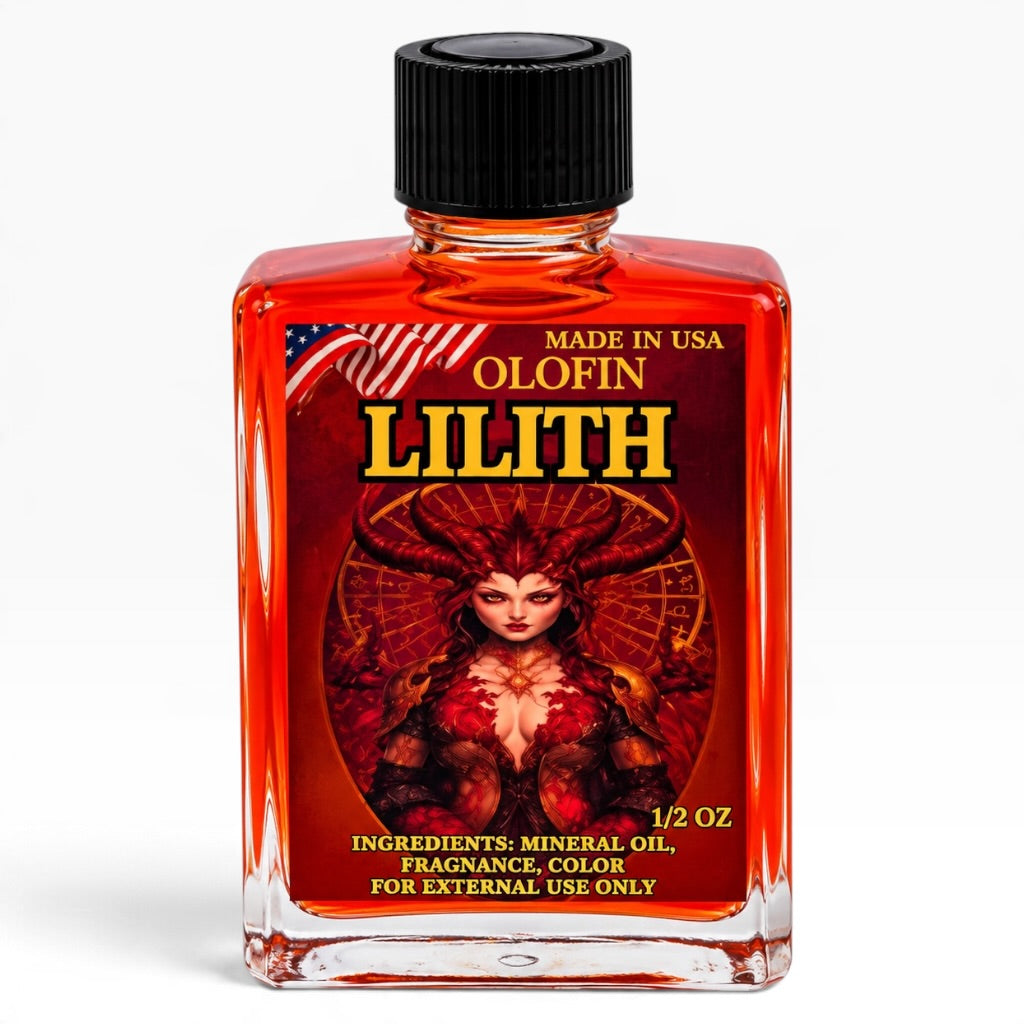 Lilith Aceite Esoteric Fragrance Oil 1/2oz-1oz Square Bottle