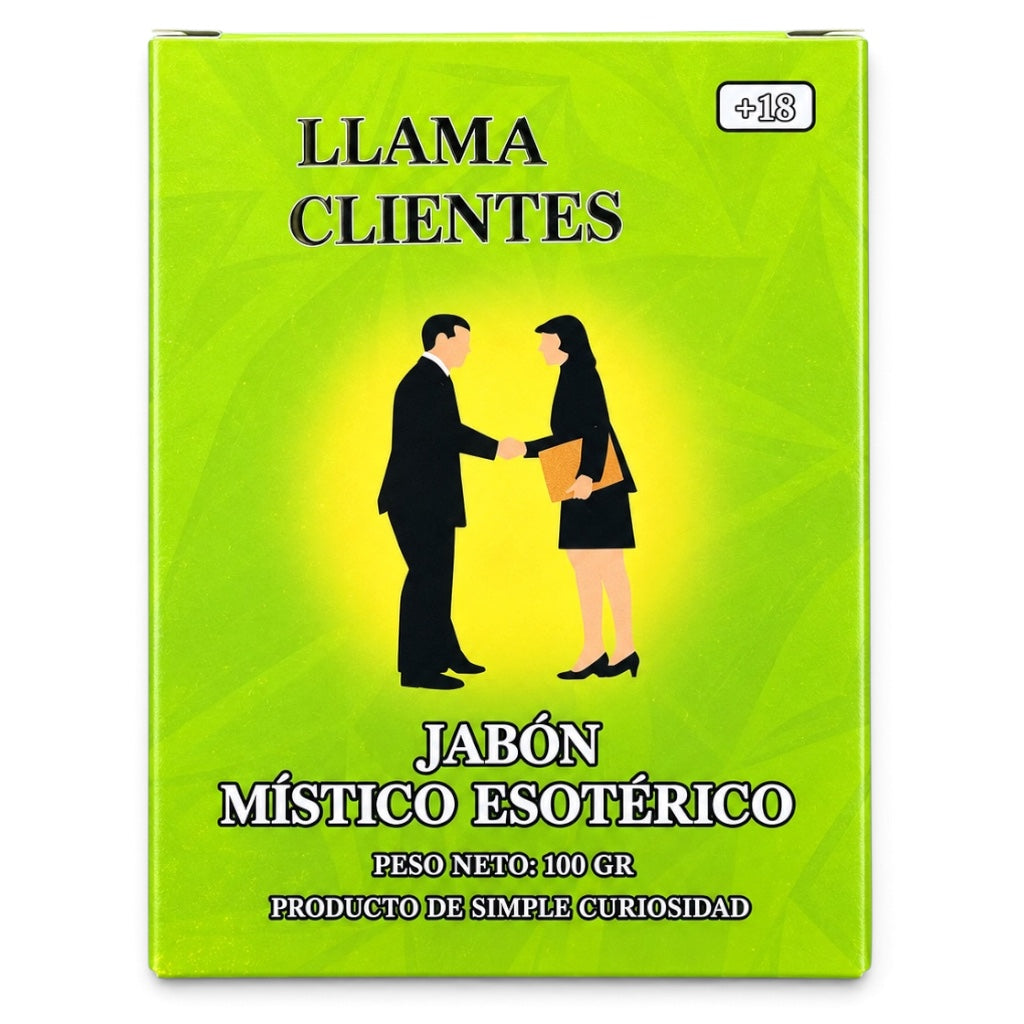 Llama Clientes Soap – Perfumed Mystical Soap Bar, 100 g (Jabón Esotérico Perfumado con Fermonas