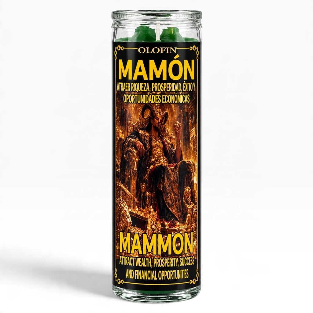Mamon - Mammon Prepared Ritual Candle Perfumed Vela Preparada
