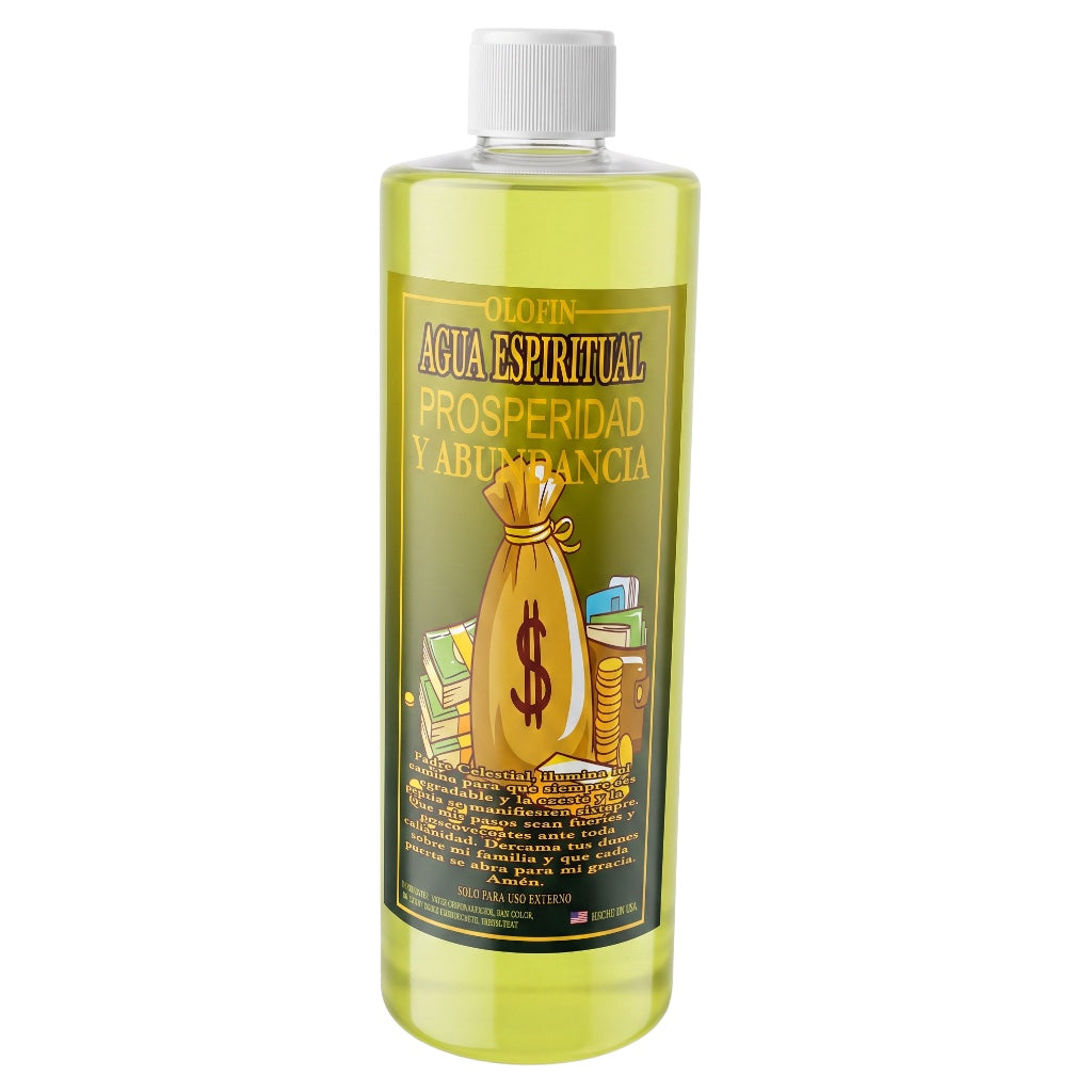Prosperidad Y Abundancia Cleansing Spiritual Water | Agua Espiritual Esotérica 16oz