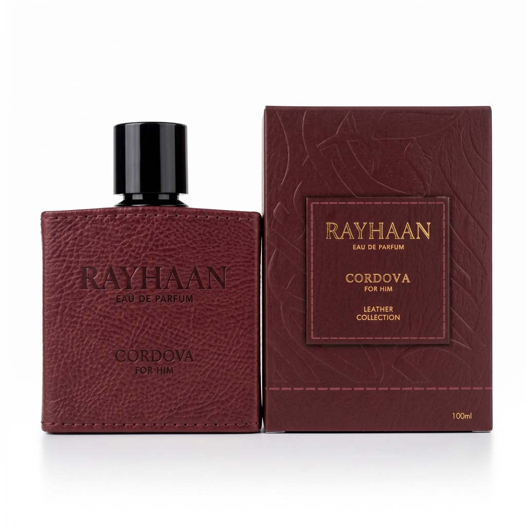 Rayhaan Eau de Parfum bottle and packaging