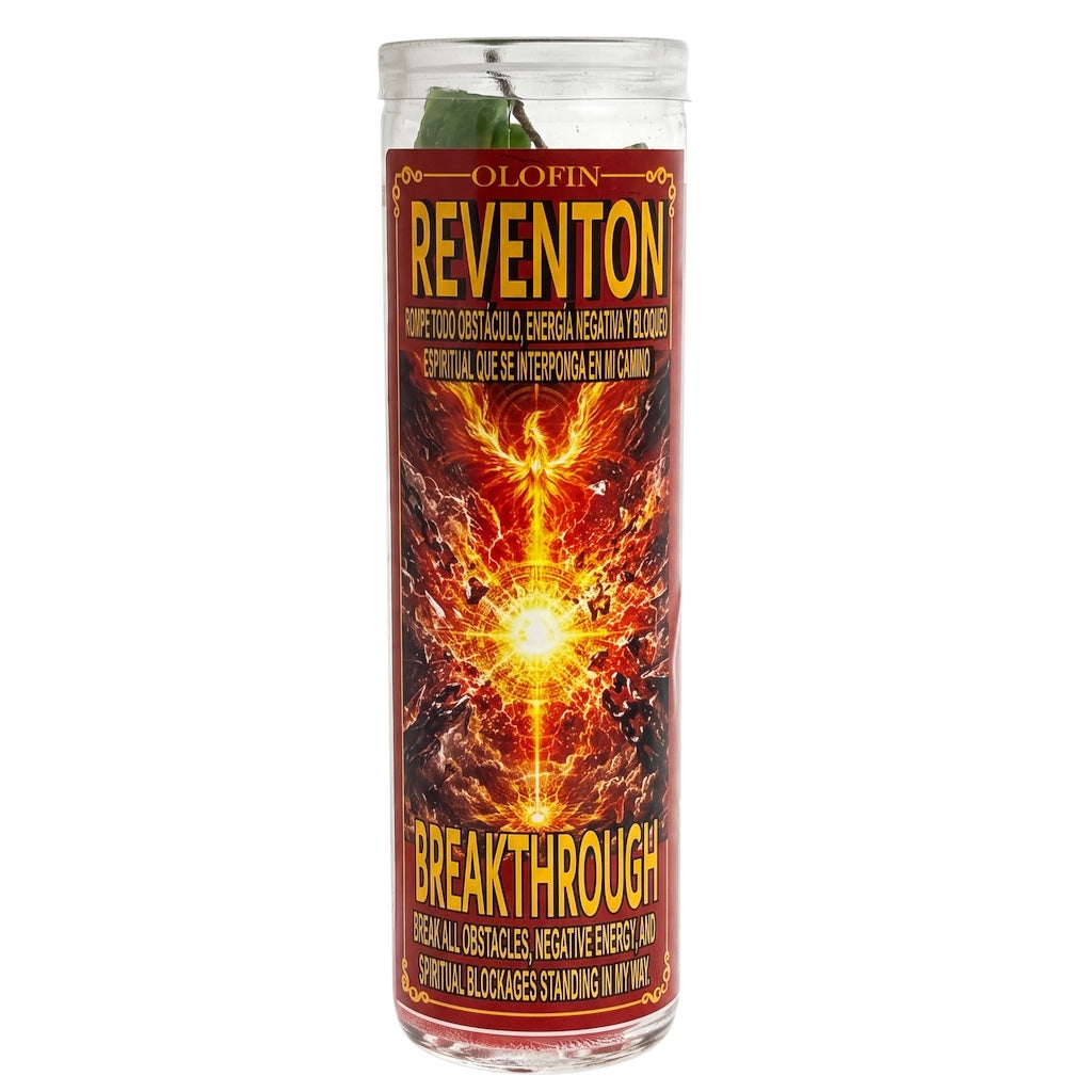 Reventon - Breakthrough Prepared Ritual Candle Perfumed Vela Preparada