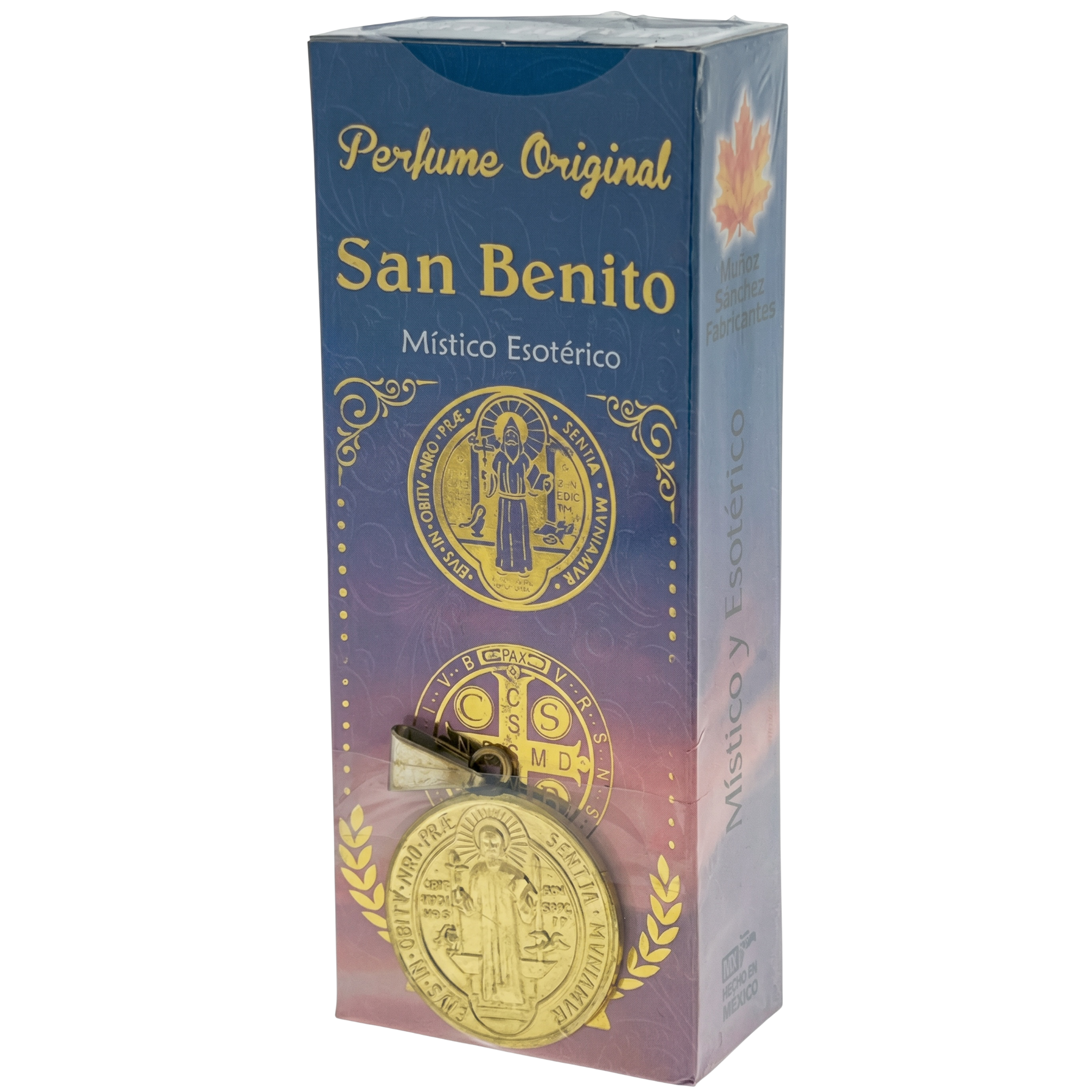 San Benito Esoteric Perfume with Collectible Protective Amulet Medallion