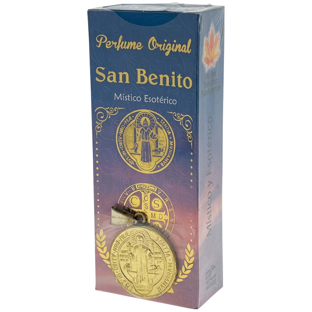 San Benito Esoteric Perfume with Collectible Protective Amulet Medallion