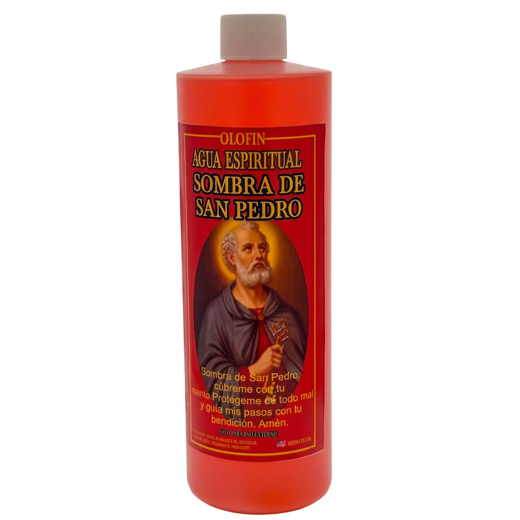 Sombra De San Pedro Cleansing Spiritual Water | Agua Espiritual Esotérica 16oz