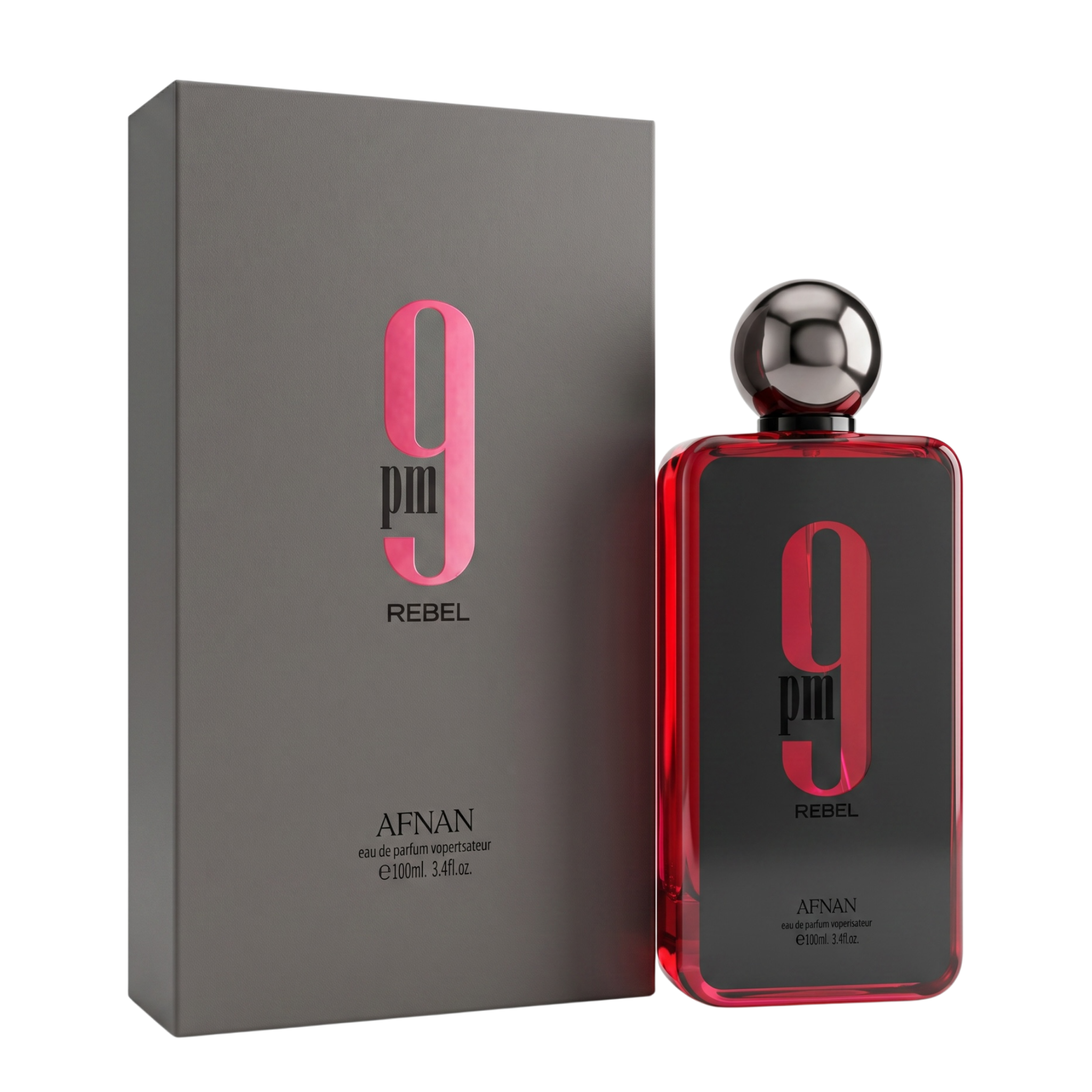 Afnan 9PM Rebel 3.4oz Rojo