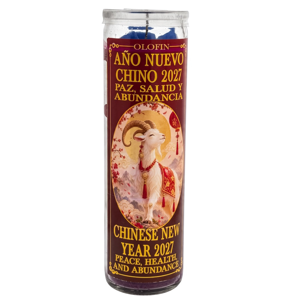 2027 Ano Nuevo Chino - Prepared Ritual Candle Perfumed Vela Preparada