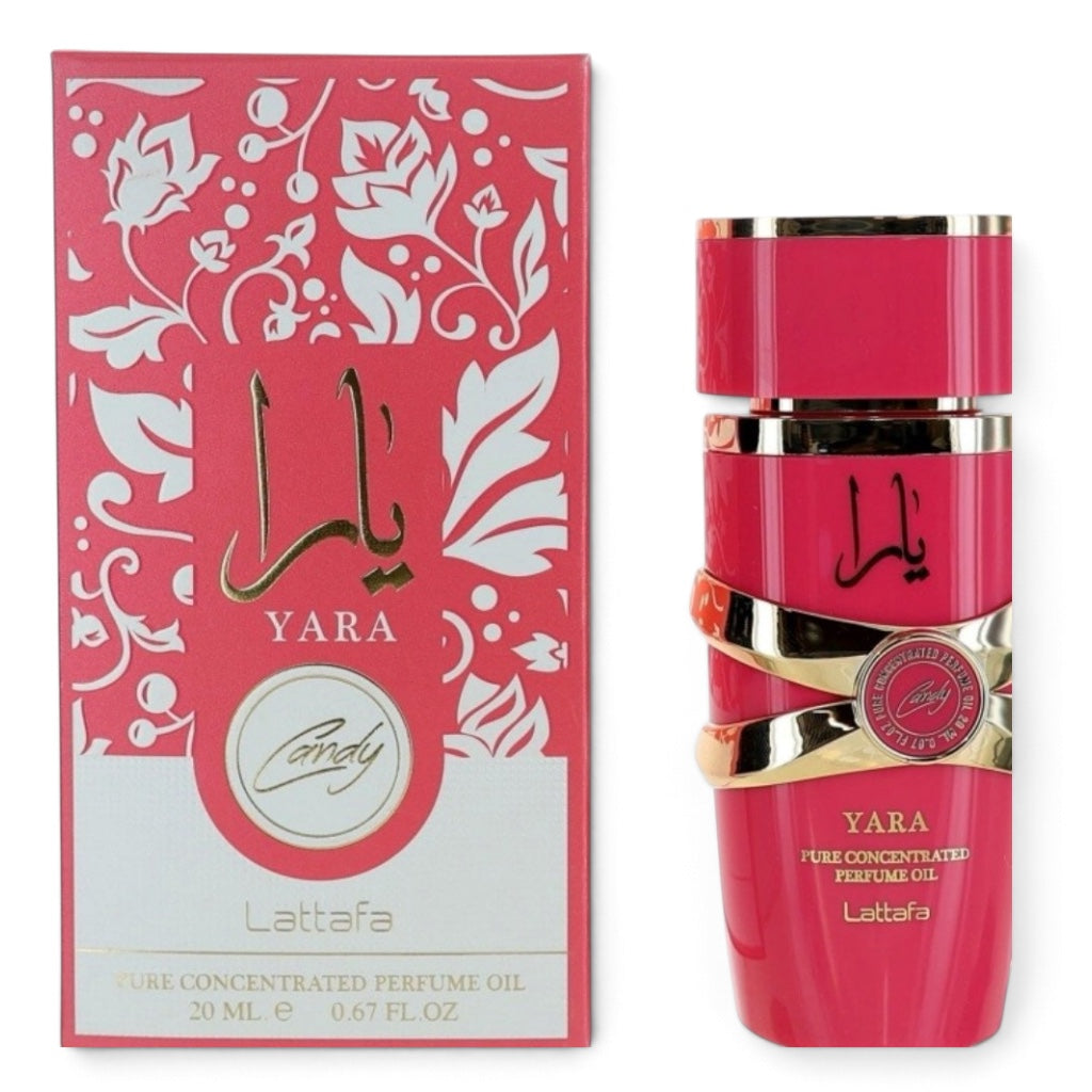 Lattafa Yara Candy Pure Concentrated Perfume Oil (W) 0.67 oz / 20 ml