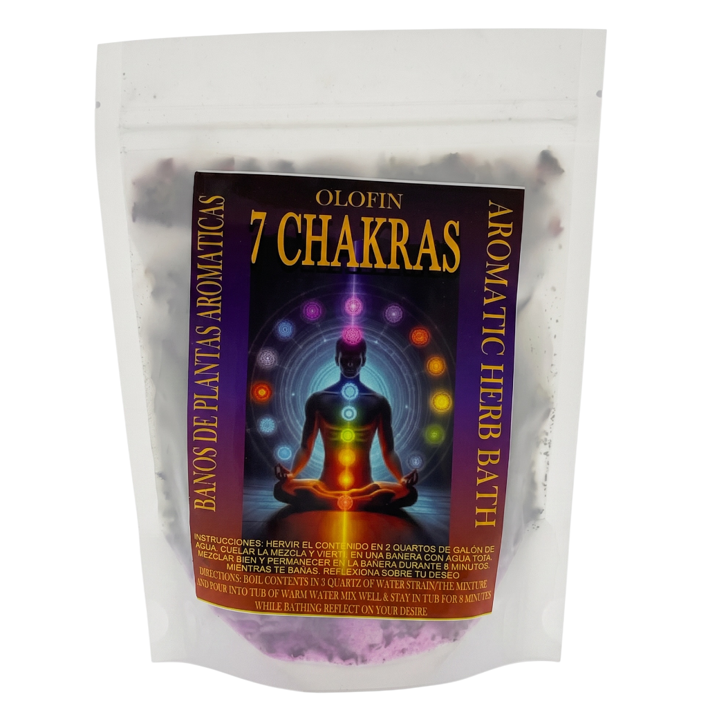 7 Chakras Baño de Hierbas en Bolsa | Herbal Spiritual Bath 