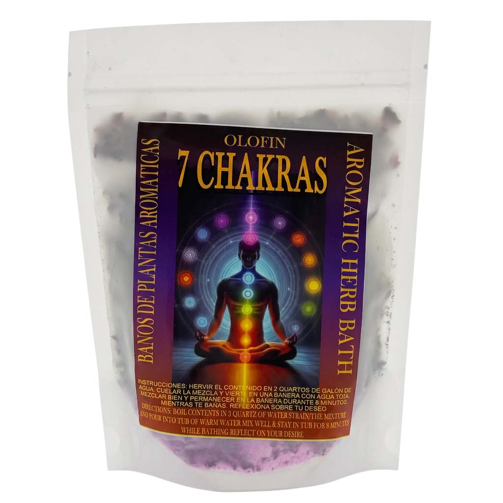 7 Chakras Baño de Hierbas en Bolsa | Herbal Spiritual Bath 