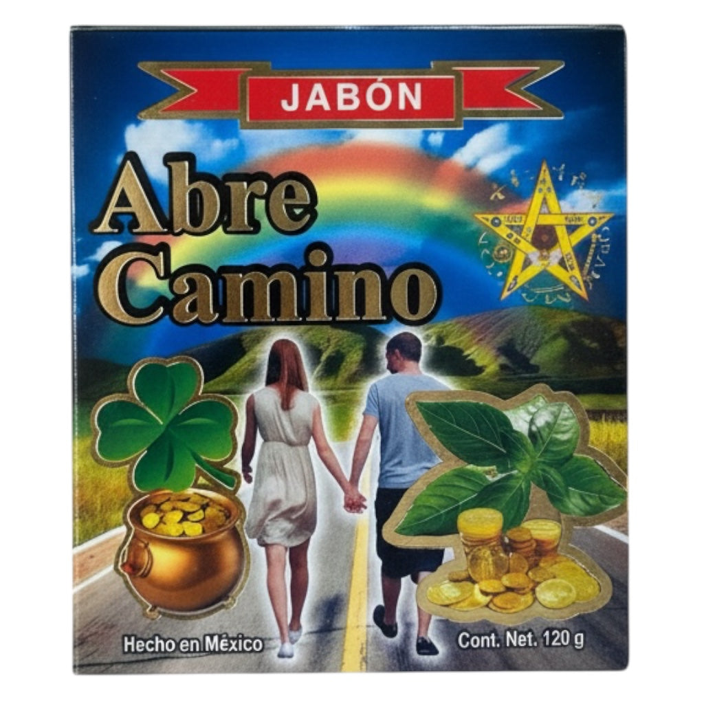 Abre Camino Soap – Body Care Aromatherapy Scent Cleanser, Jabón Gitana Blend for Bath & Shower, 120 g

Abre Camino Soap is a traditional perfumed esoteric soap designed for everyday cleansing and spiritual bath rituals. Its fresh aromatic fragrance helps leave the skin feeling clean and refreshed while complementing practices focused on opening roads, attracting new opportunities, prosperity, good fortune, and positive energy.

Ideal for use during a regular bath or shower, this soap can be incorporated int