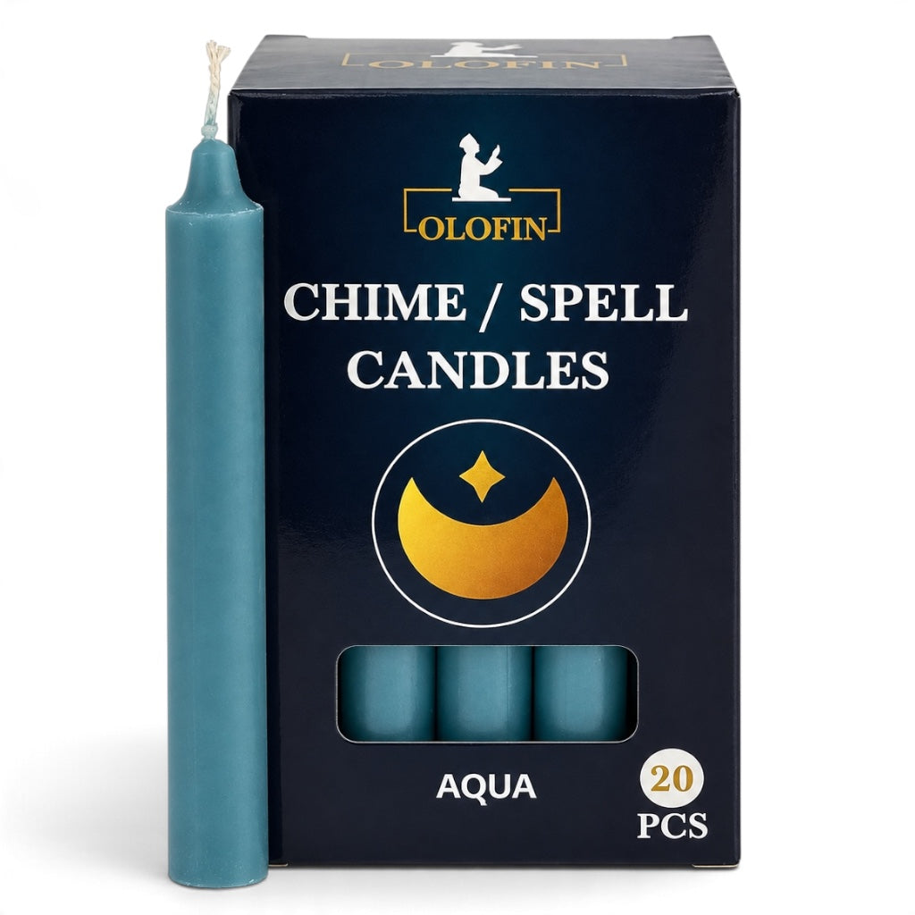 Agua Chime /Spell Candles 20ct Box 4”