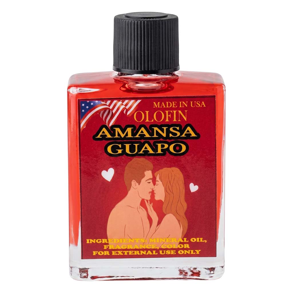Amansa Guapo  Aceite Esoteric Fragrance Oil 1/2oz-1oz Square Bottle