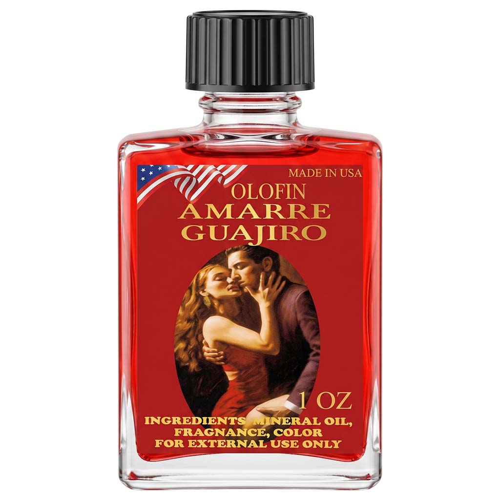 Amarre Guajiro Aceite Esoteric Fragrance Oil 1/2oz-1oz Square Bottle
