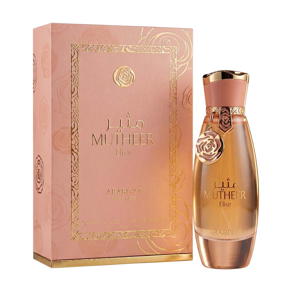 Muther Elixir perfume bottle and packaging on a white background