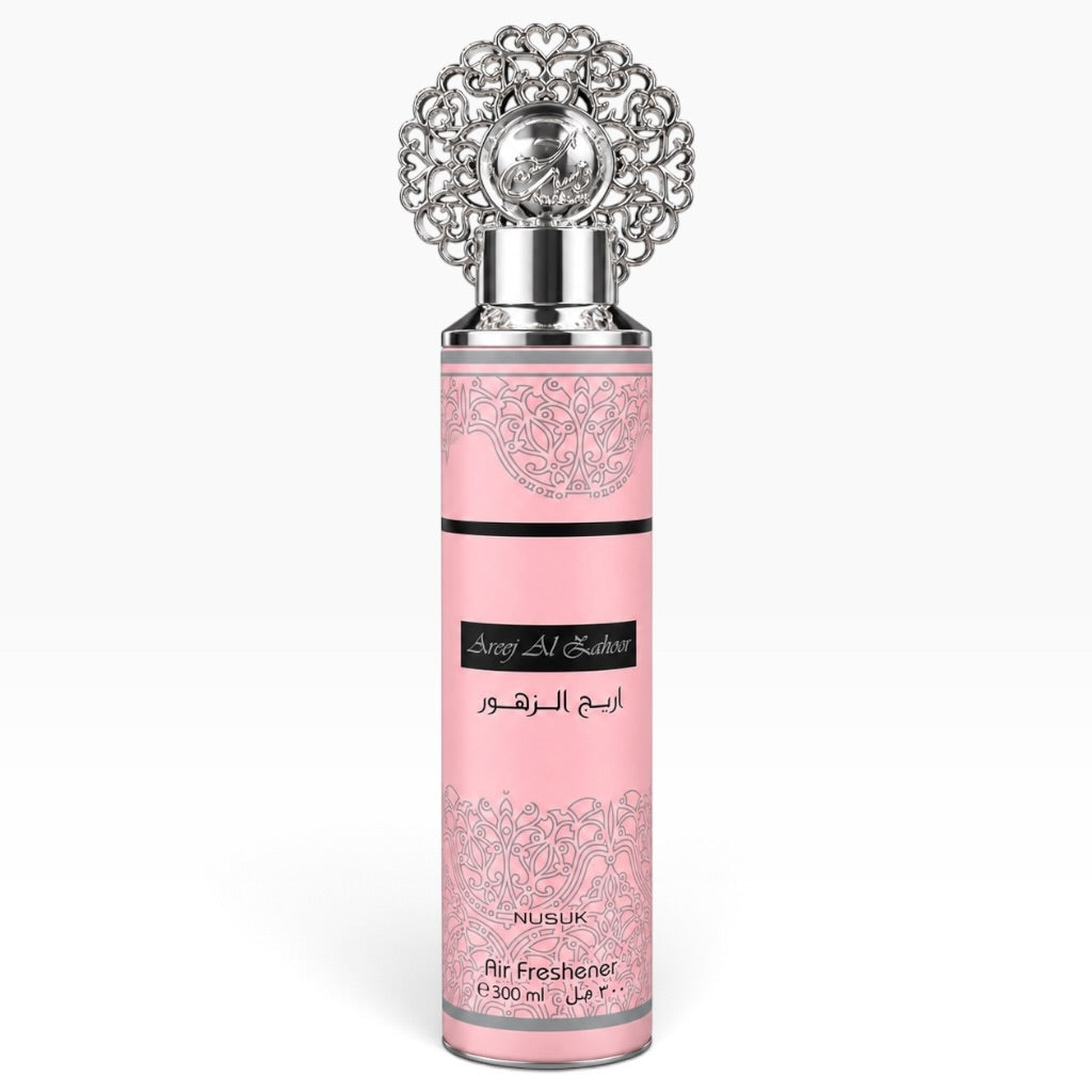 Areej Al Zahour Nusuk Air Freshener 300ml | Luxury Arabian Home Fragrance Spray 